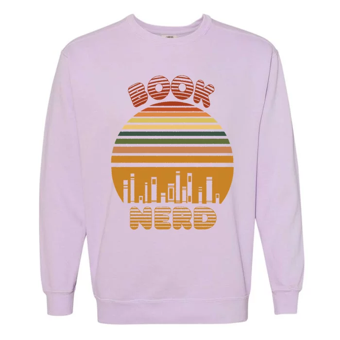 Book Nerd Cute Gift Garment-Dyed Sweatshirt