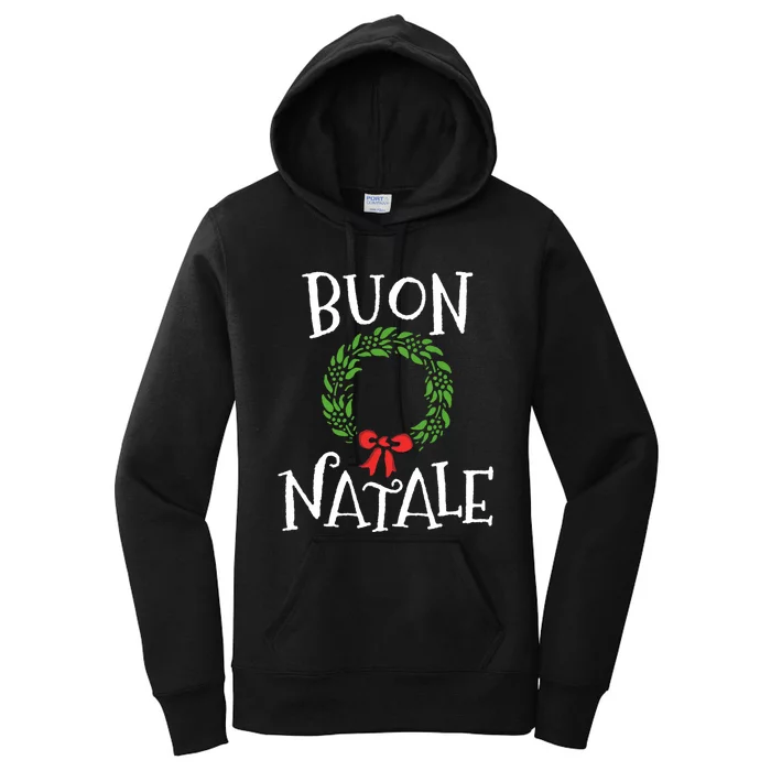 Buon Natale Christmas Italy Italian Merry Xmas Women's Pullover Hoodie