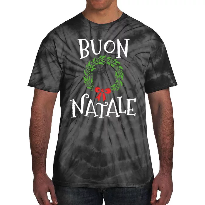 Buon Natale Christmas Italy Italian Merry Xmas Tie-Dye T-Shirt