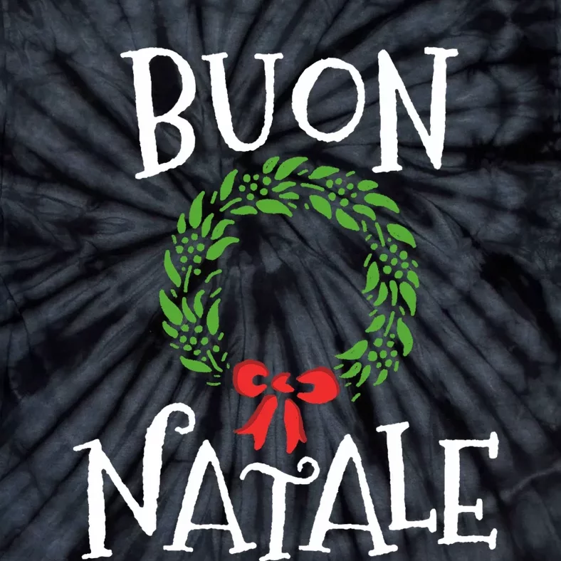 Buon Natale Christmas Italy Italian Merry Xmas Tie-Dye T-Shirt