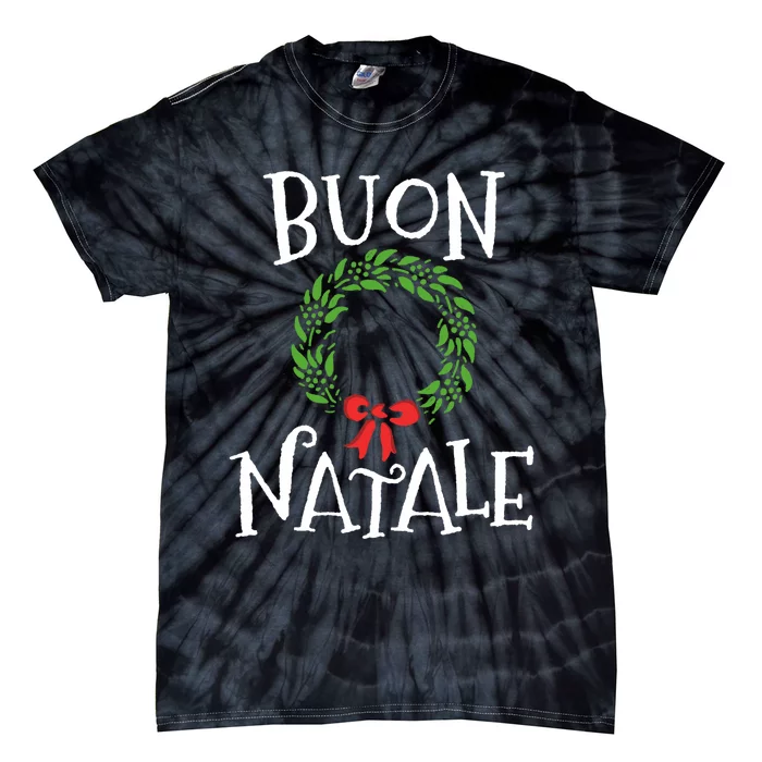 Buon Natale Christmas Italy Italian Merry Xmas Tie-Dye T-Shirt