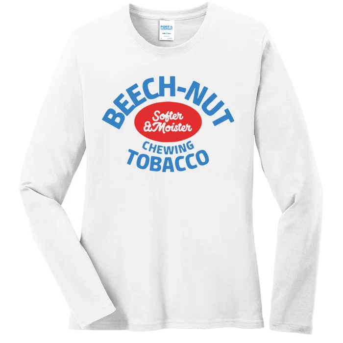 Beech Nut Chewing Tobacco Ladies Long Sleeve Shirt