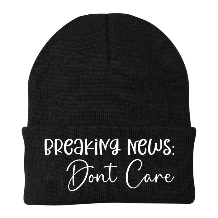 Breaking News Dont Care Svg Funny Knit Cap Winter Beanie