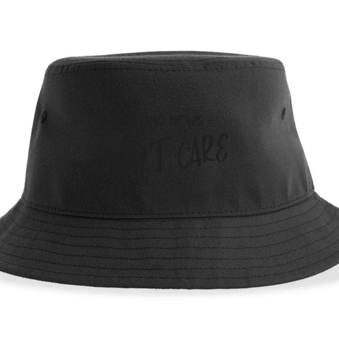 Breaking News Dont Care Funny Sustainable Bucket Hat