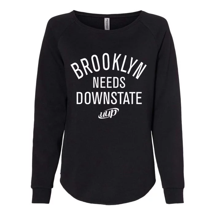 Brooklyn Needs Downstate Uup Womens California Wash Sweatshirt