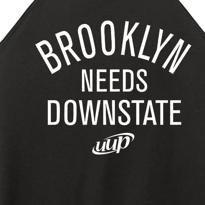 Brooklyn Needs Downstate Uup Women’s Perfect Tri Rocker Tank