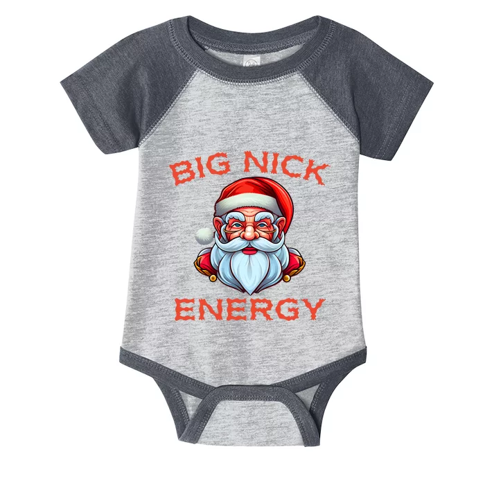 Big Nick Energy Funny Christmas Infant Baby Jersey Bodysuit