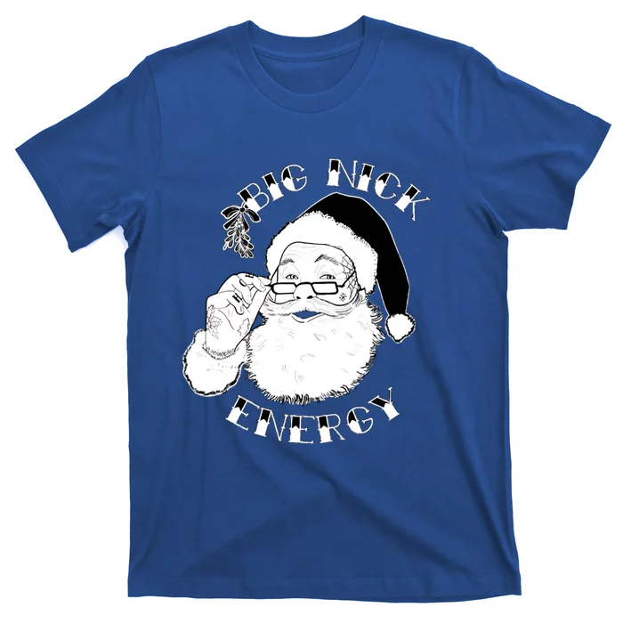 Big Nick Energy Christmas Vintage Santa Ugly Xmas Sweater Gift T-Shirt