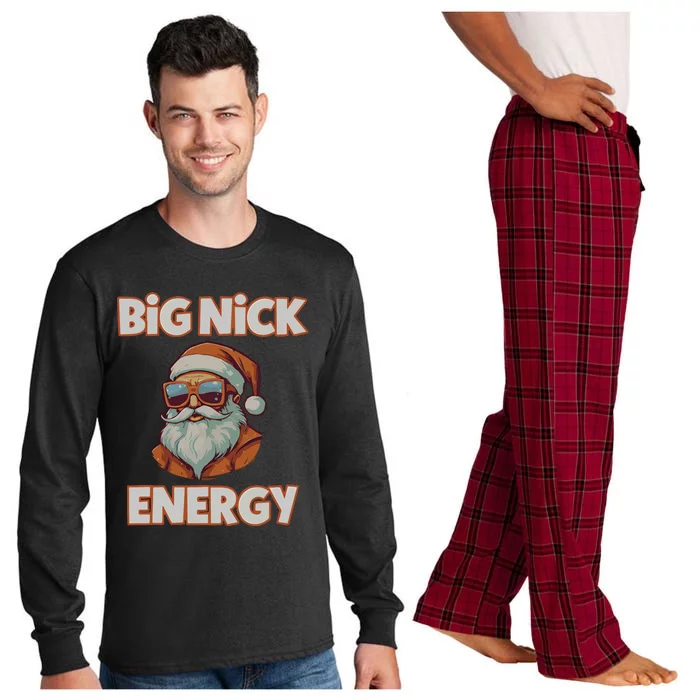 Big Nick Energy Funny Christmas Long Sleeve Pajama Set