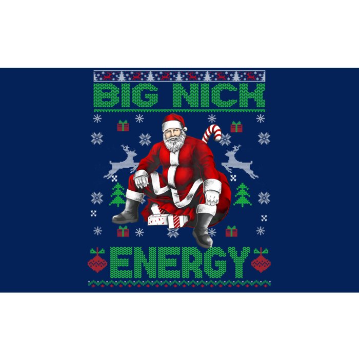 Big Nick Energy Funny Santa For Christmas Bumper Sticker