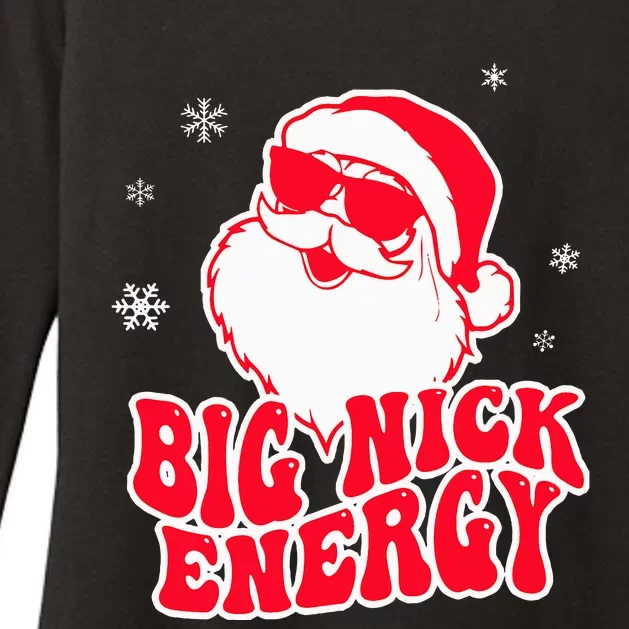 Big Nick Energy Christmas Reindeer Cute Xmas Womens CVC Long Sleeve Shirt