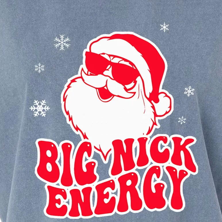 Big Nick Energy Christmas Reindeer Cute Xmas Garment-Dyed Women's Muscle Tee