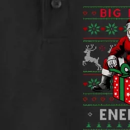 Big Nick Energy Funny Santa Christmas Xmas Ugly Christmas Sweater Dry Zone Grid Performance Polo