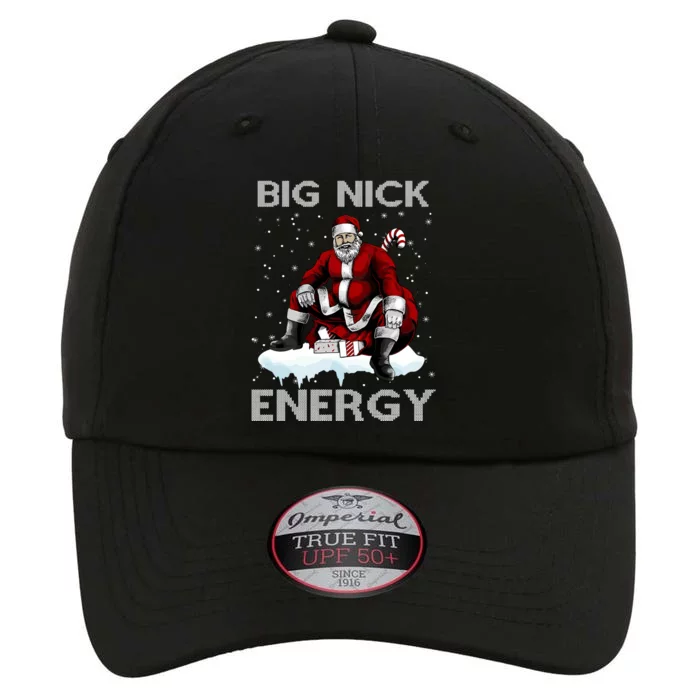 Big Nick Energy Funny Santa Christmas Xmas Ugly Christmas Sweater The Original Performance Cap