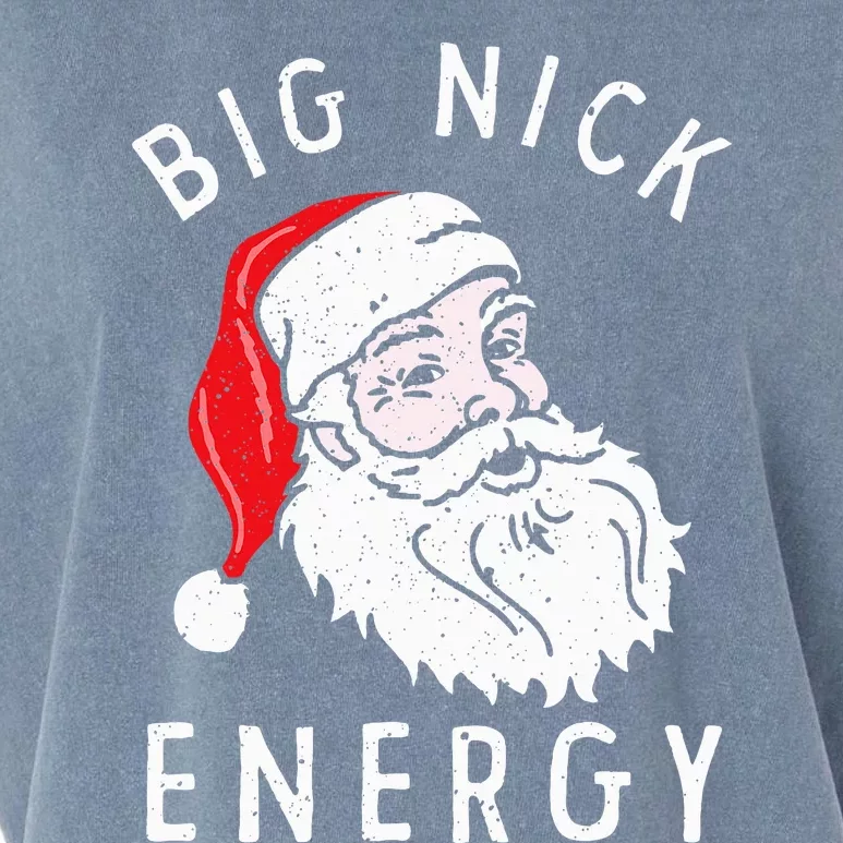 Big Nick Energy Funny Santa Christmas Family Matching Garment-Dyed Women's Muscle Tee