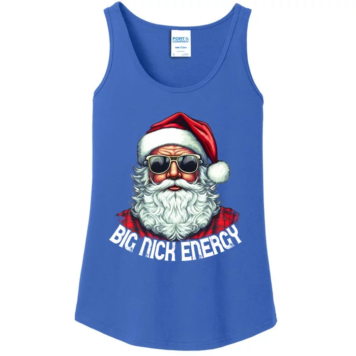 Big Nick Energy Funny Santa Christmas Cute Gift Ladies Essential Tank