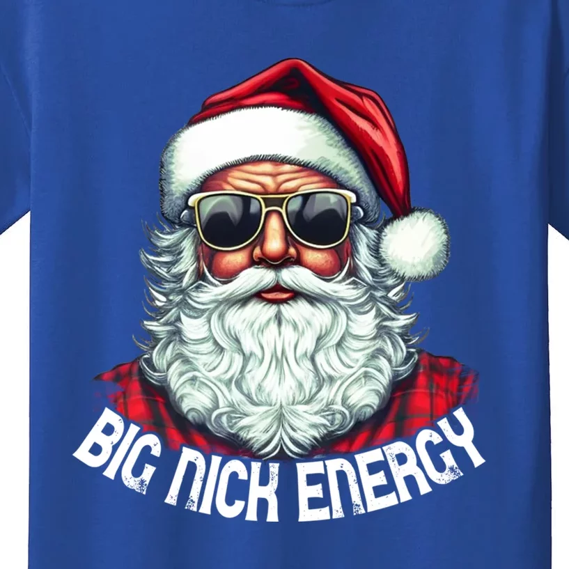 Big Nick Energy Funny Santa Christmas Cute Gift Kids T-Shirt