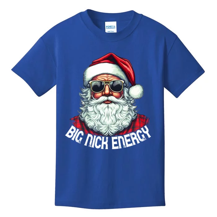 Big Nick Energy Funny Santa Christmas Cute Gift Kids T-Shirt