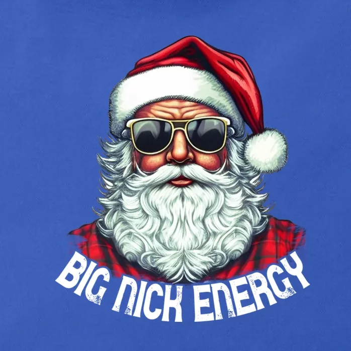 Big Nick Energy Funny Santa Christmas Cute Gift Zip Tote Bag