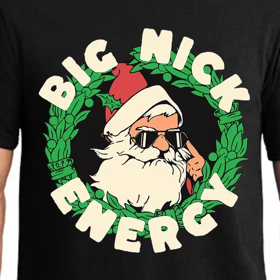 Big Nick Energy funny santa christmas Pajama Set