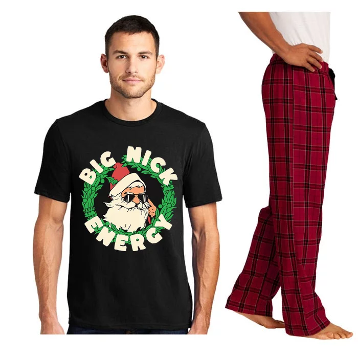 Big Nick Energy funny santa christmas Pajama Set