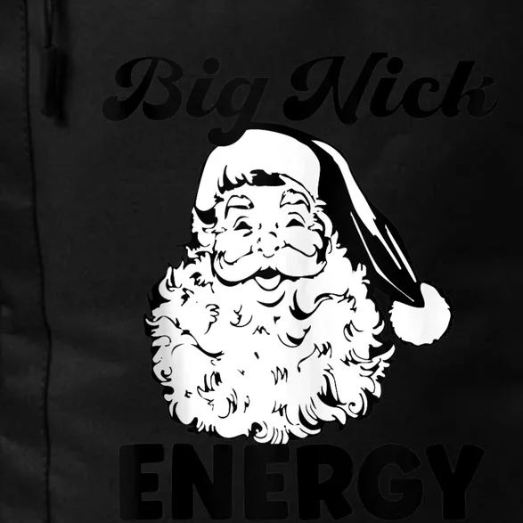 Big Nick Energy Shirt Santa Xmas Funny Christmas Tank Top Daily Commute Backpack