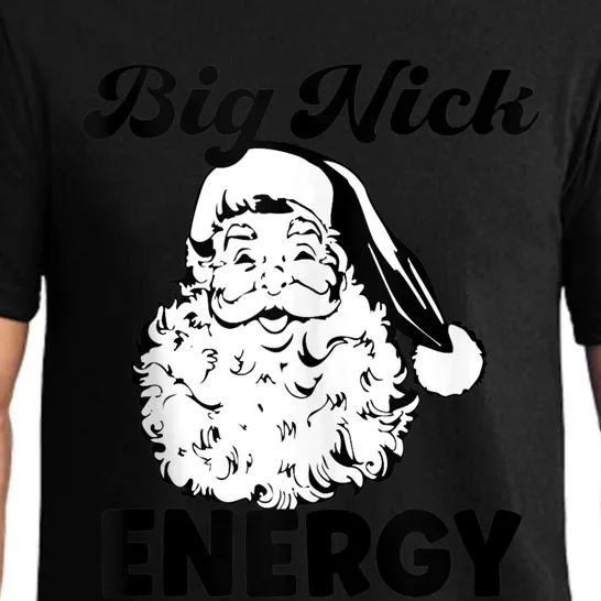 Big Nick Energy Shirt Santa Xmas Funny Christmas Tank Top Pajama Set