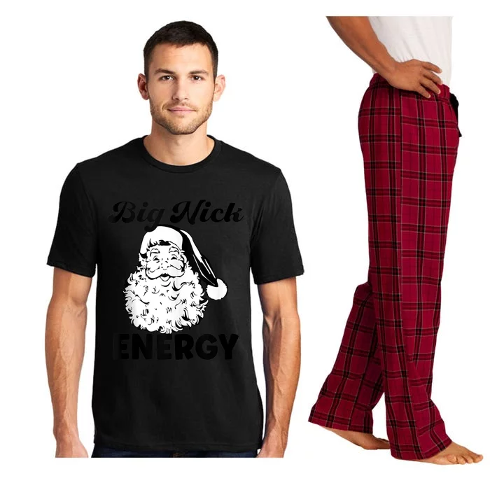 Big Nick Energy Shirt Santa Xmas Funny Christmas Tank Top Pajama Set