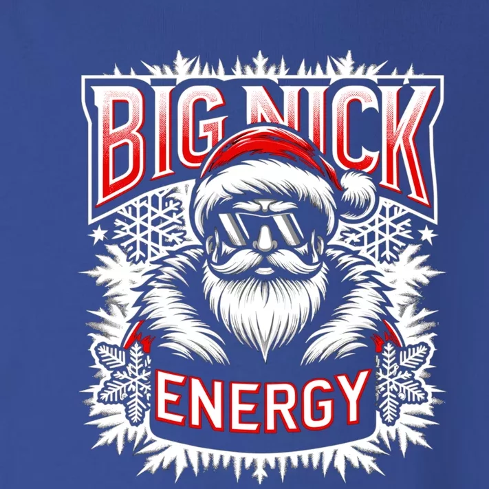 Big Nick Energy Funny Santa Christmas Cute Gift Toddler Long Sleeve Shirt