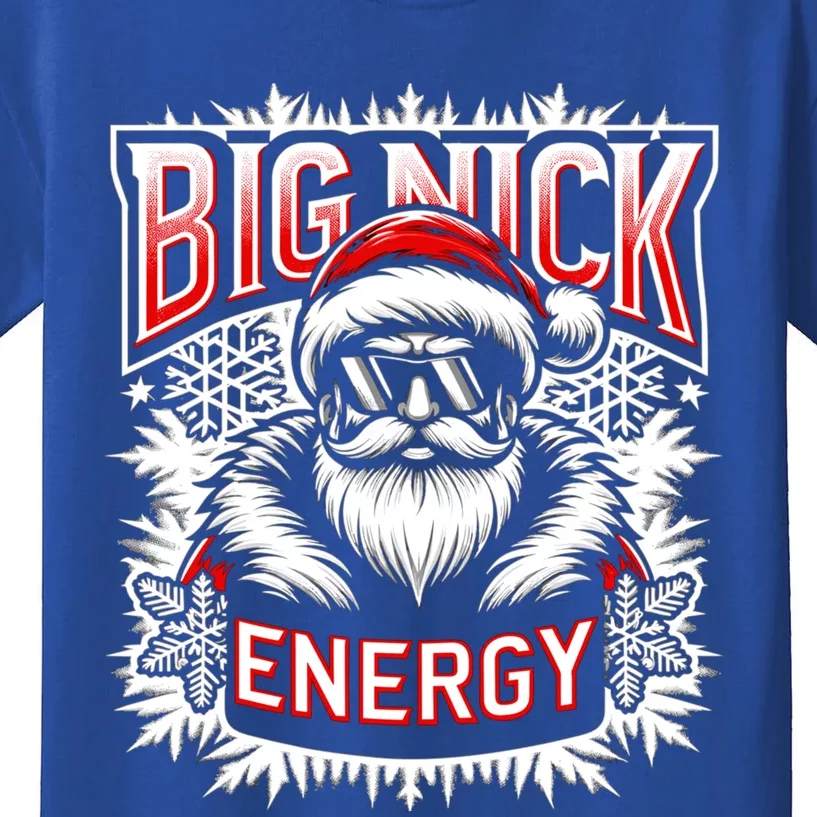 Big Nick Energy Funny Santa Christmas Cute Gift Kids T-Shirt