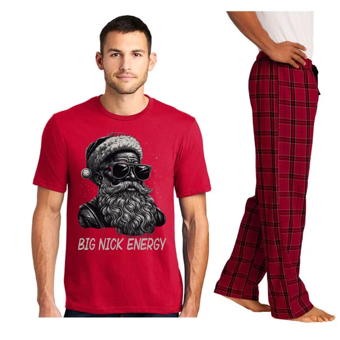 Big Nick Energy Santa Christmas Funny Cool Santa Xmas Pajama Set