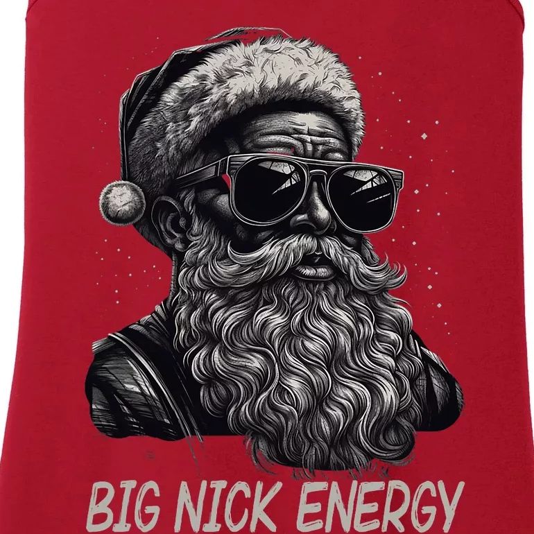 Big Nick Energy Santa Christmas Funny Cool Santa Xmas Ladies Essential Tank