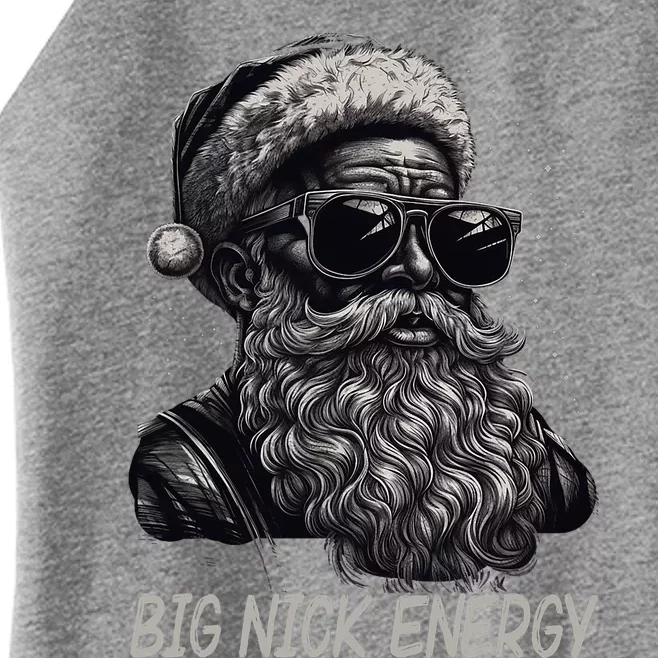 Big Nick Energy Santa Christmas Funny Cool Santa Xmas Women’s Perfect Tri Rocker Tank