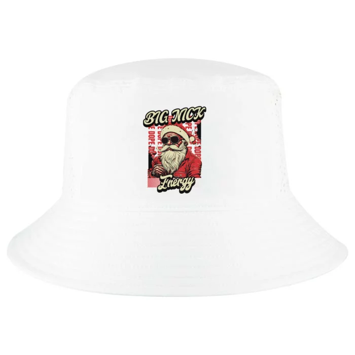 Big Nick Energy Funny Santa Christmas Ugly Christmas Cute Gift Cool Comfort Performance Bucket Hat