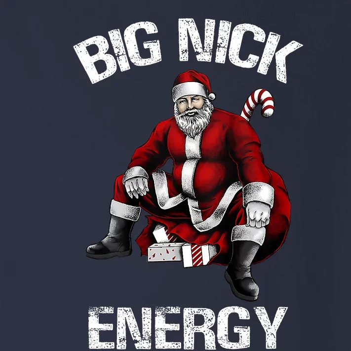 Big Nick Energy Funny Santa Christmas Toddler Long Sleeve Shirt