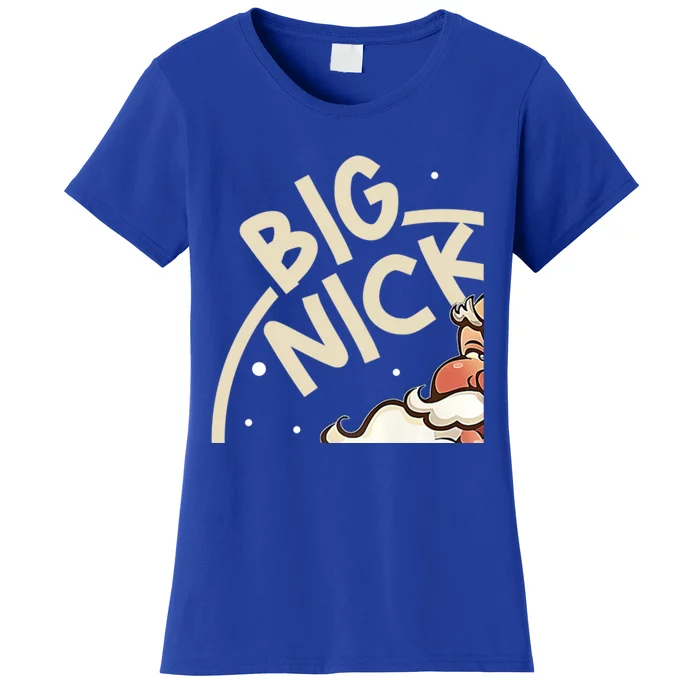 Big Nick Energy Funny SantaS Xmas Christmas Ugly Sweater Cute Gift Women's T-Shirt