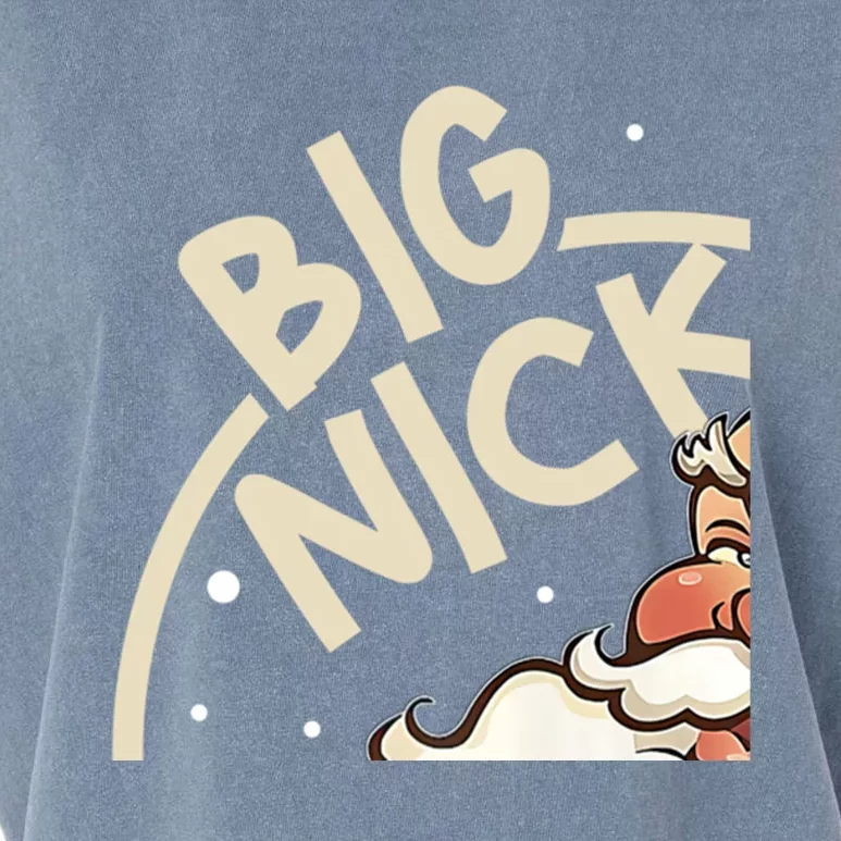 Big Nick Energy Funny SantaS Xmas Christmas Ugly Sweater Cute Gift Garment-Dyed Women's Muscle Tee