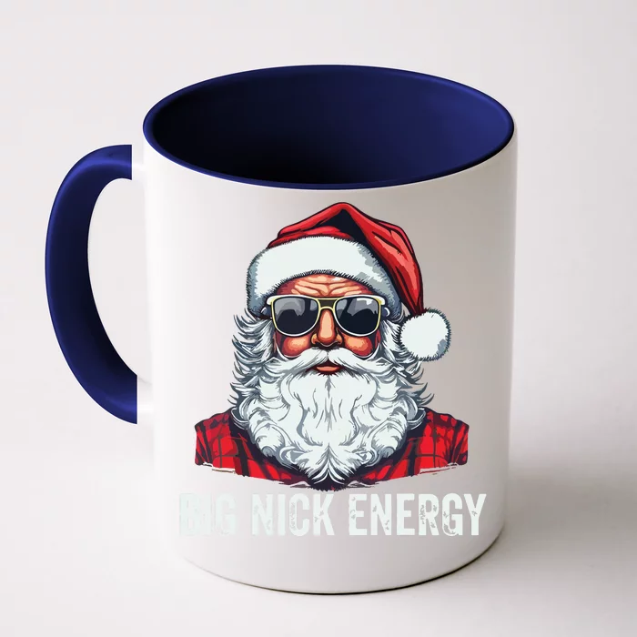 Big Nick Energy Christmas Santa Front & Back Coffee Mug