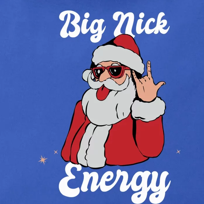 Big Nick Energy Funny Xmas Christmas Meaningful Gift Zip Tote Bag