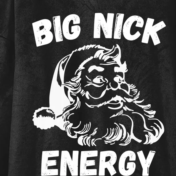 Big Nick Energy Santa Hooded Wearable Blanket