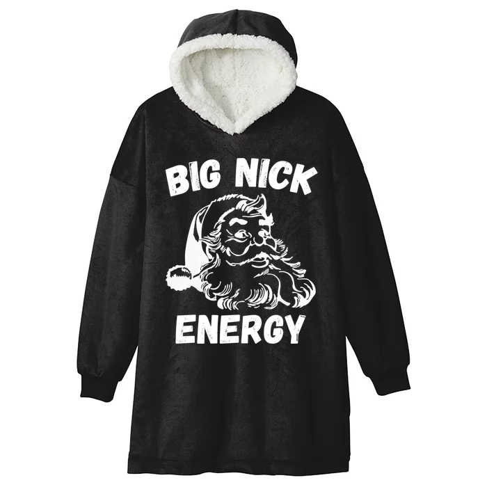 Big Nick Energy Santa Hooded Wearable Blanket