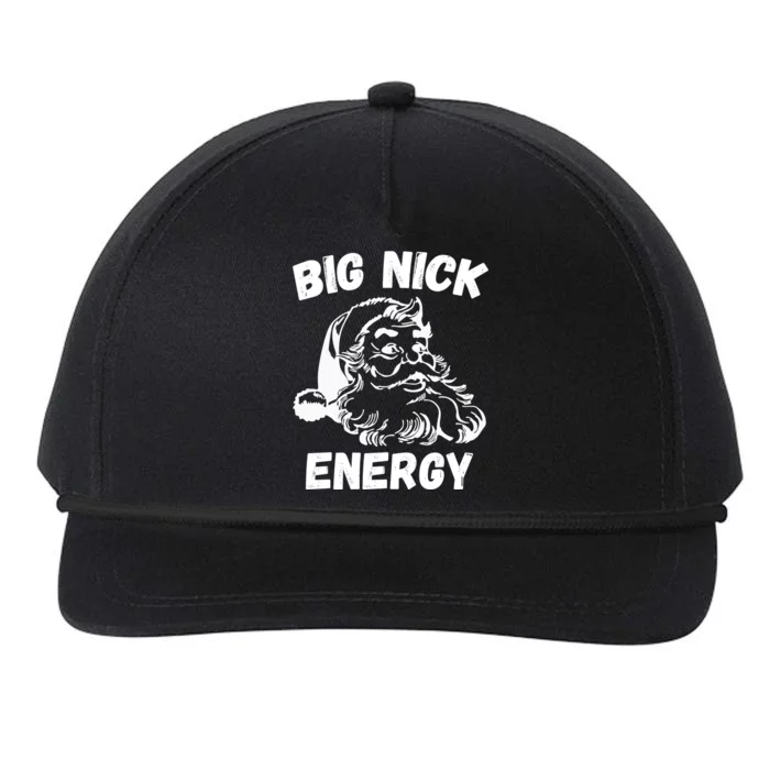 Big Nick Energy Santa Snapback Five-Panel Rope Hat