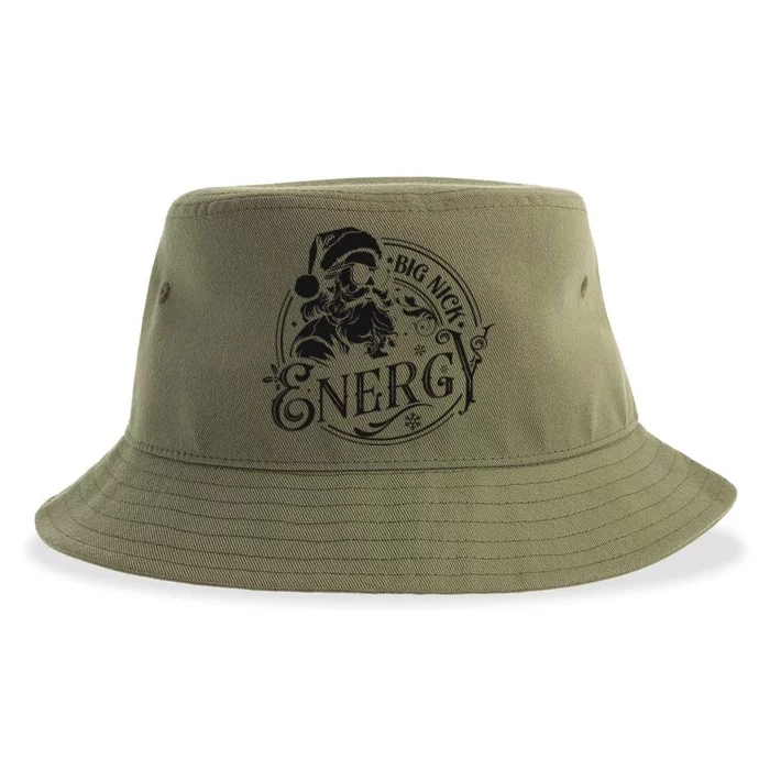 Big Nick Energy Retro Christmas Sustainable Bucket Hat