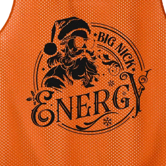 Big Nick Energy Retro Christmas Mesh Reversible Basketball Jersey Tank