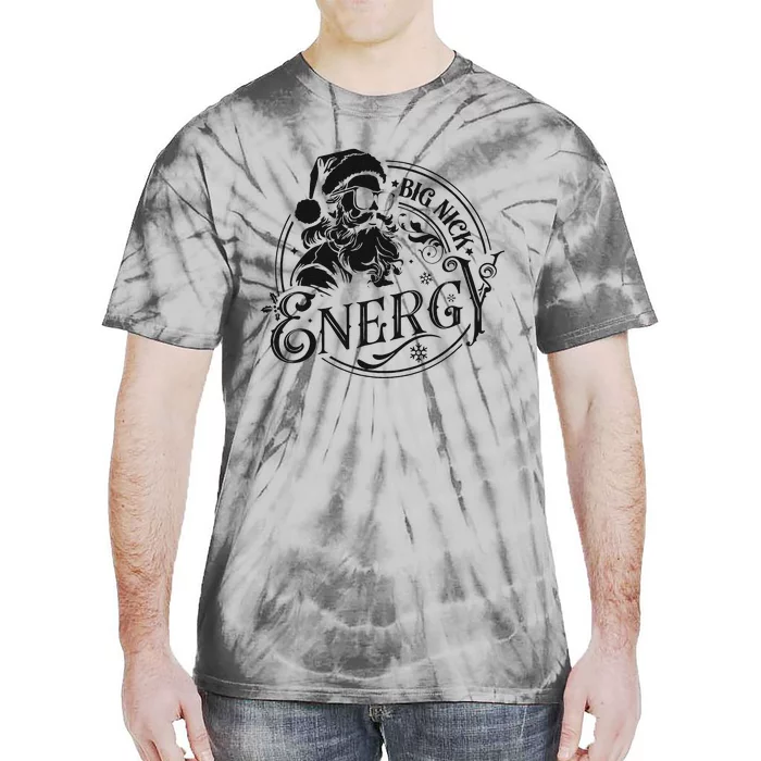 Big Nick Energy Retro Christmas Tie-Dye T-Shirt