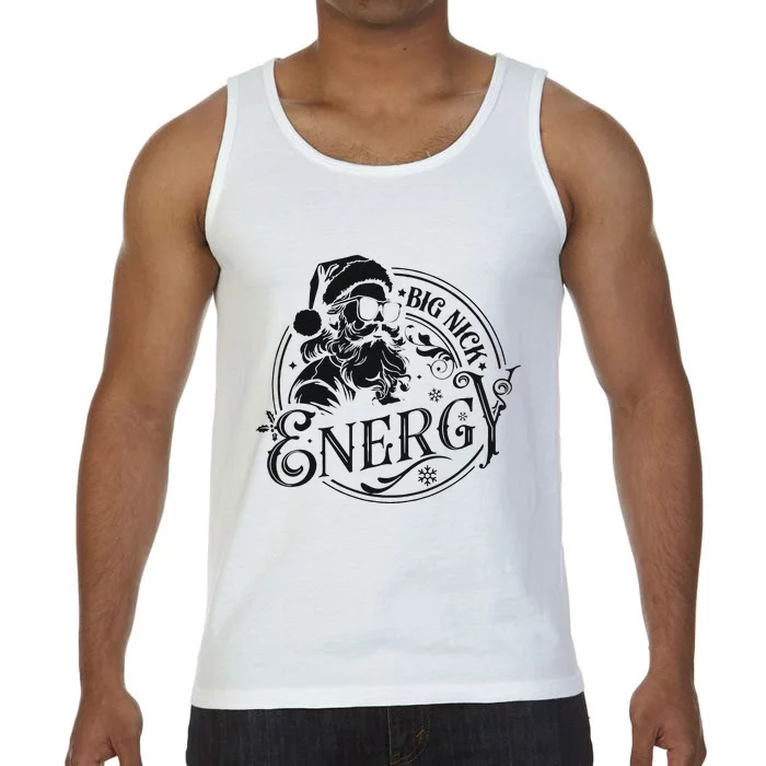 Big Nick Energy Retro Christmas Comfort Colors® Tank Top