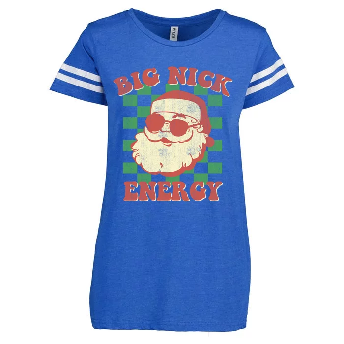 Big Nick Energy Santa Claus Christmas Holiday Cool Gift Enza Ladies Jersey Football T-Shirt