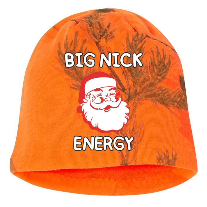 Big Nick Energy Santa Claus Funny Christmas Meaningful Gift Kati - Camo Knit Beanie