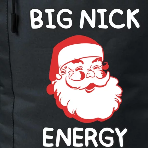 Big Nick Energy Santa Claus Funny Christmas Meaningful Gift Daily Commute Backpack