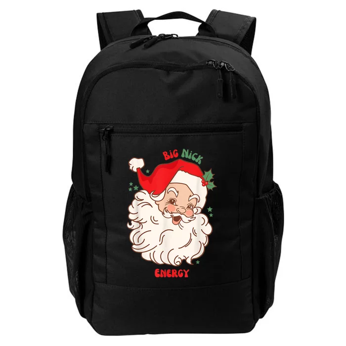 Big Nick Energy Shirt Santa Xmas Funny Christmas Daily Commute Backpack